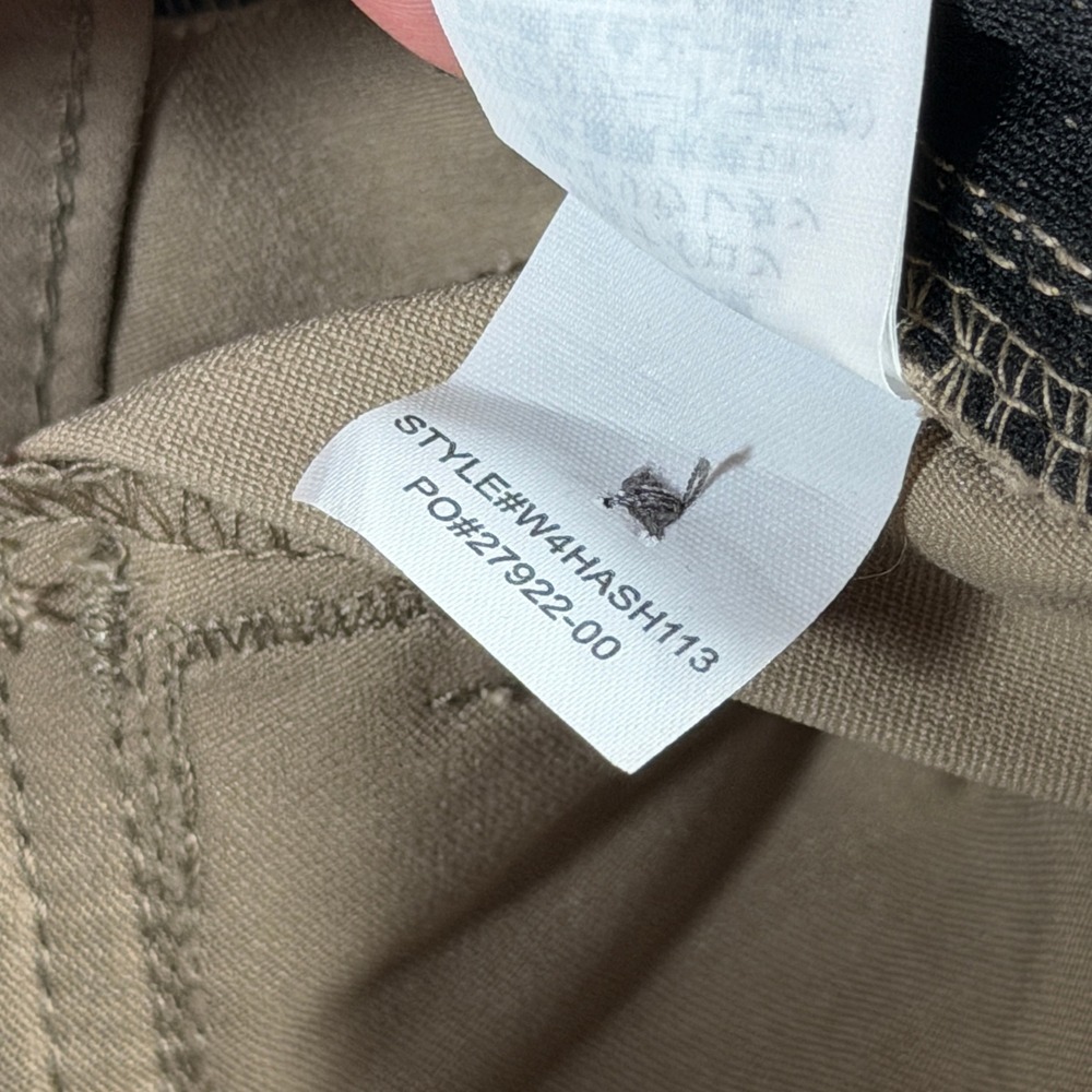 Prana Halle Hiking Pants Dark Khaki Womens 14 Short W4HASH113 Stretch Zion - Picture 14 of 16